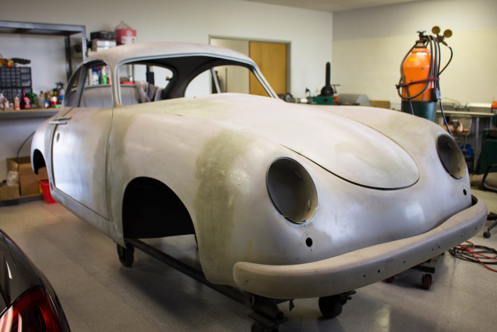 vintage 1953 porsche 356 body restoration