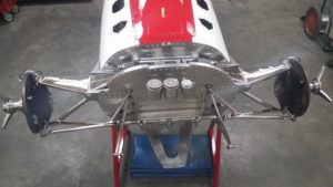 1968 red and white gurney eagle