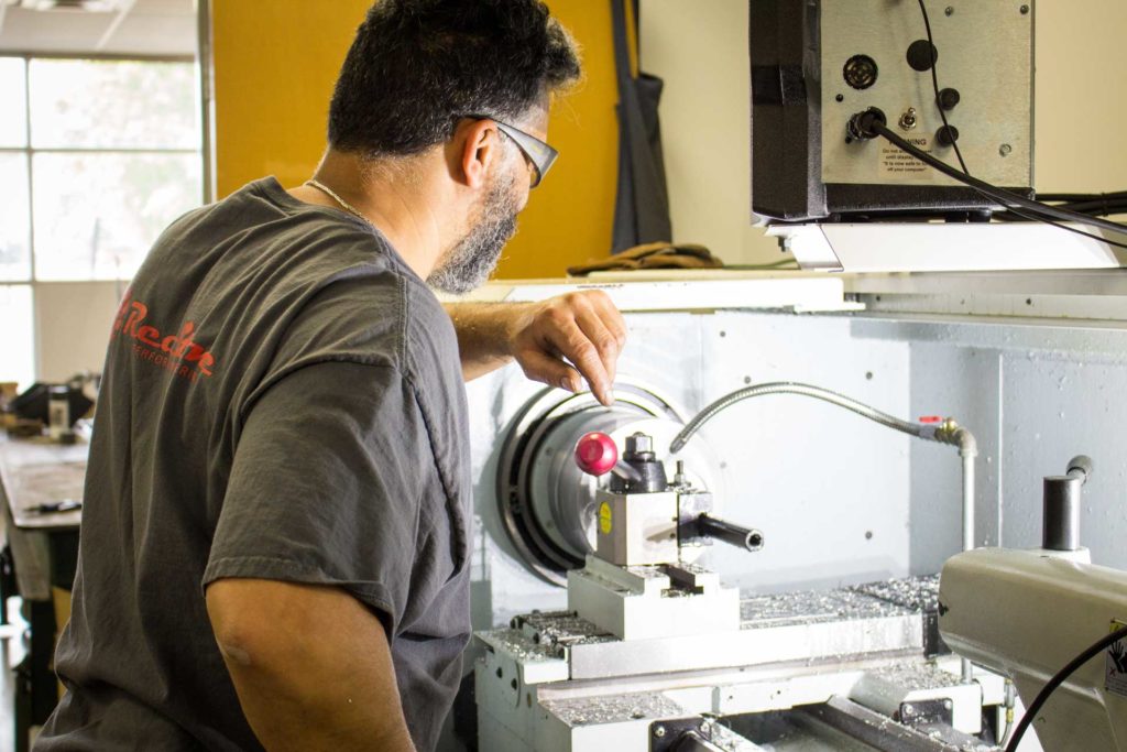 redstone machine shop lathe